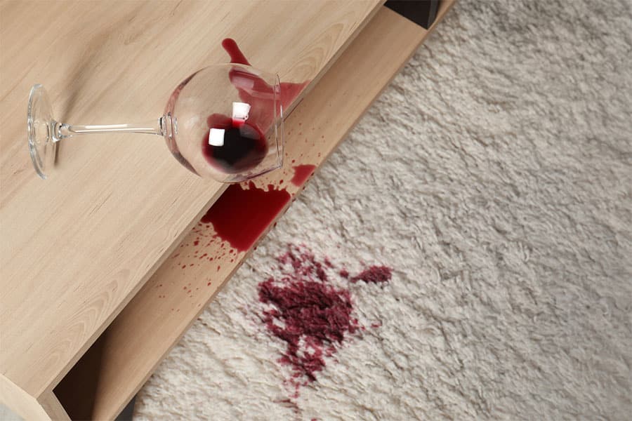 Wine Spill On Carpet