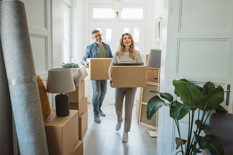Couple Moving In